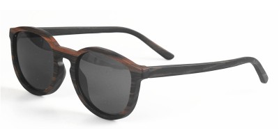 Nature  Stripy Ebony Wood Sunglasses IBW-YT003