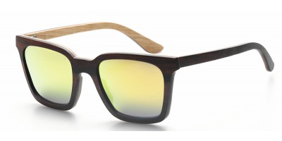 Nature Wood Laminated Design Sunglasses Polarized IBW-FJ004