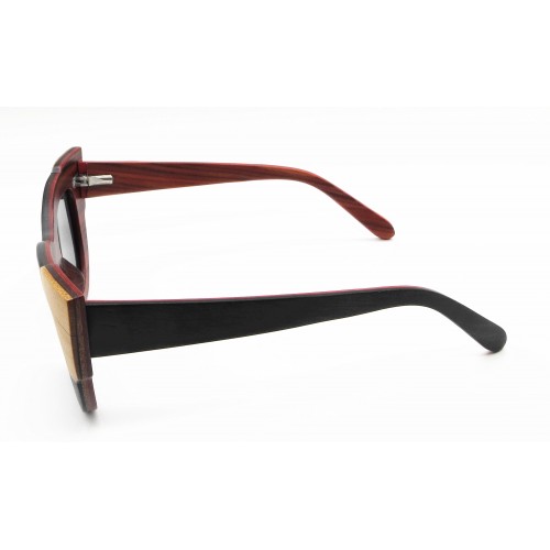 Ready Stocks Layers Cat Eye Design Wooden Sunglasses IBW-XB-008A