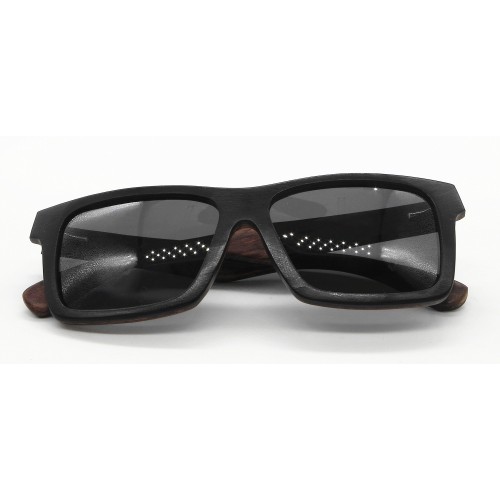 Ready Made Laminated Ebony Wood Polarized Sunglasses IBW-XB-018B