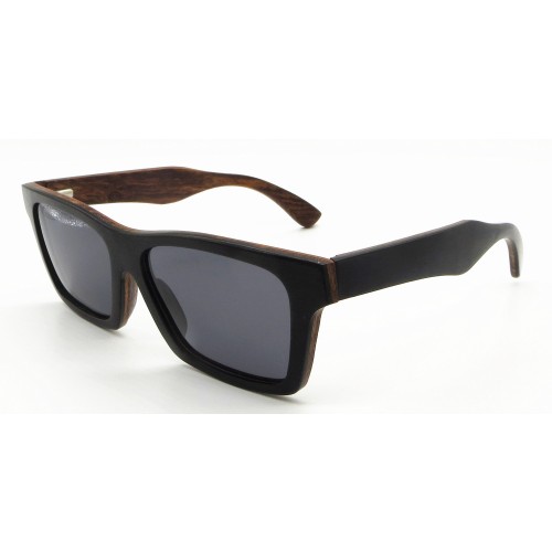 Ready Made Laminated Ebony Wood Polarized Sunglasses IBW-XB-018B