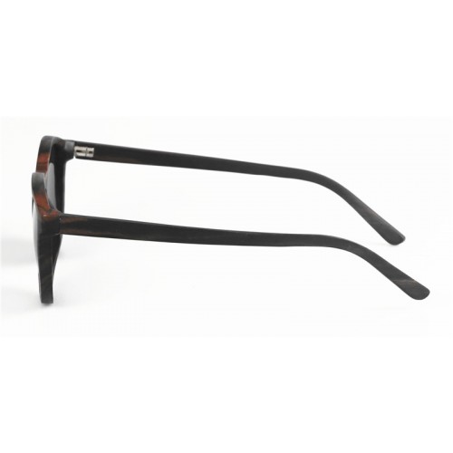 Nature  Stripy Ebony Wood Sunglasses IBW-YT003