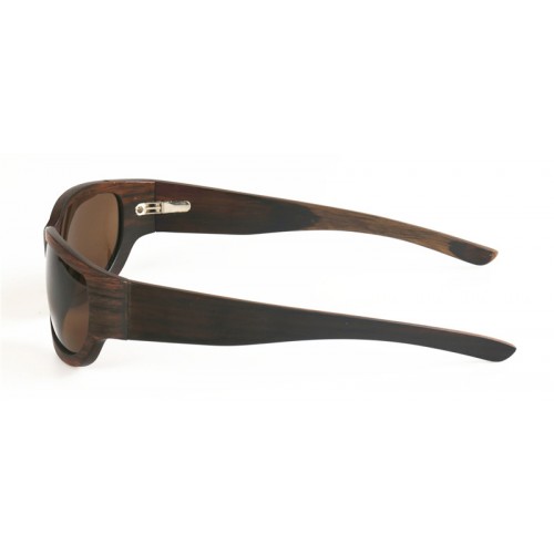 Nature Ebony Wood Made Big Curve Sport Sunglasses IBW-GS017A