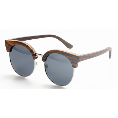 Customized Design Nature Ebony Wood Made Polarized Sunglasses IBW-GS005A
