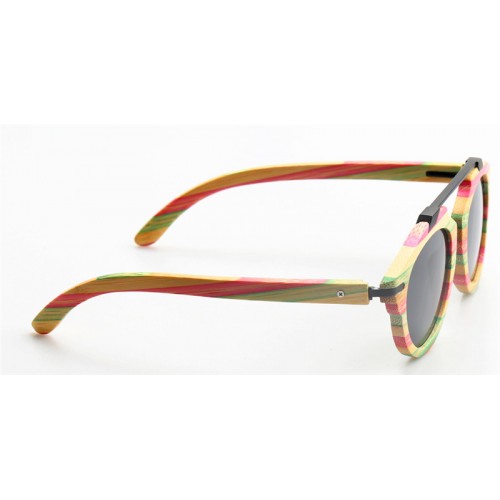 2019 Design Wooden Metal Sunglasses Polarized IBW-GS001A