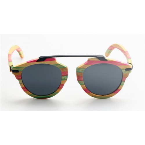 2019 Design Wooden Metal Sunglasses Polarized IBW-GS001A