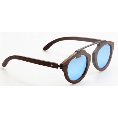 2019 Design Wooden Metal Sunglasses Polarized IBW-GS001B