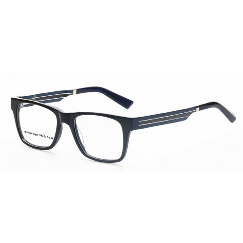 Acetate Optical Frame With Wooden Arms & Acetate Tips IBA-JY004A